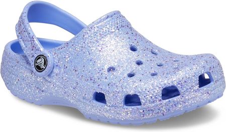 Dziecięce Klapki Crocs Classic Glitter Clog K 206993-5Q6 – Niebieski