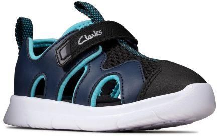 Sandały dziecięce Clarks Ath Surf G kolor navy 26150005