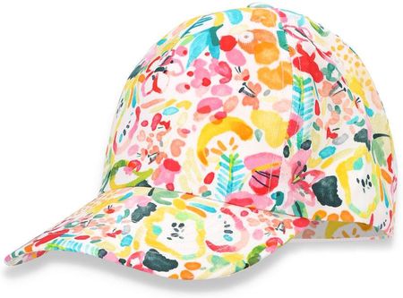 BROEL SHANA czapka na lato dla dziewczynki kwiaty