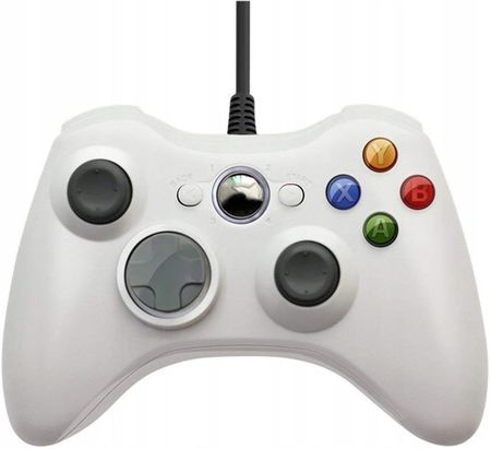Ares Pad przewodowy do Pc XInput i do Xbox 360 biały AR001499