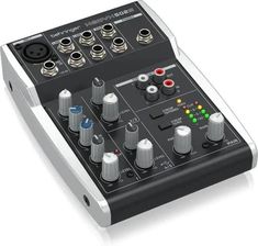 Zdjęcie ‌Behringer 502S - 5-kanałowy kompaktowy mikser analogowy z interfejsem USB zaprojektowany specjalnie do obsługi podcastów, streamowania oraz n... - Łazy