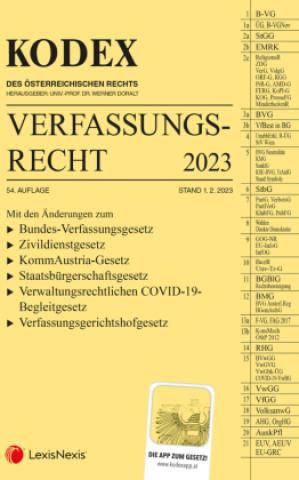 KODEX Verfassungsrecht 2023 - Inkl. App - Literatura Obcojęzyczna ...