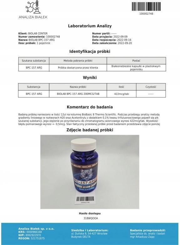 arg bpc 157 bpc-157 oral bioavailability study BPC-157 main image 0