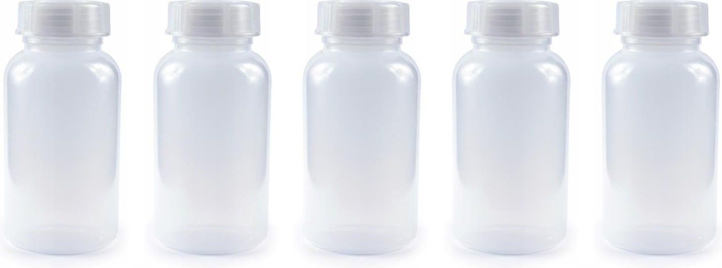 Dosatore Olio Flaconi LDPE 30ml - Confezione Da 5, Nero Liquidi Sigaretta Elettronica