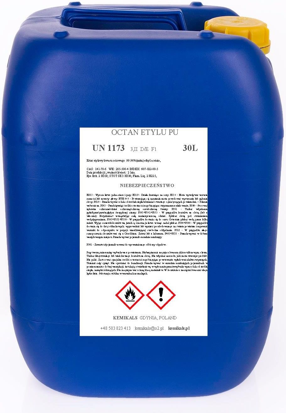 Drobne akcesoria medyczne Kemikals Octan Etylu Pu 99.97% Ester Etyl. Kw ...