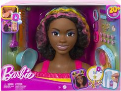 Zdjęcie Barbie Głowa do stylizacji Neonowa tęcza Kręcone włosy HMD79 - Wielichowo