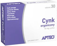 Cynk organiczny 30 tabletek - zdjęcie 1