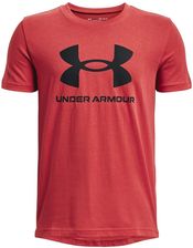 Zdjęcie Dziecięca Koszulka z krótkim rękawem Under Armour UA Sportstyle Logo SS 1363282-638 – Czerwony - Jutrosin