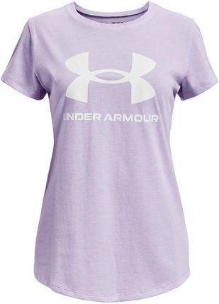 Dziecięca Koszulka z krótkim rękawem Under Armour UA Sportstyle Logo SS 1361182-515 – Fioletowy