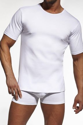 Koszulka męska Cornette Authentic 202 4XL biała  (4XL)