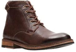 Buty zimowe Clarks Clarkdale Bud H kolor mahogany leather 26127775