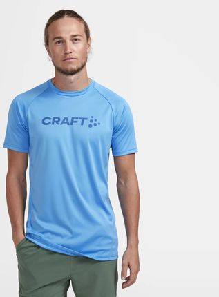 Męska Koszulka z krótkim rękawem Craft Core Essence Logo Tee M 1911786-307000 – Niebieski
