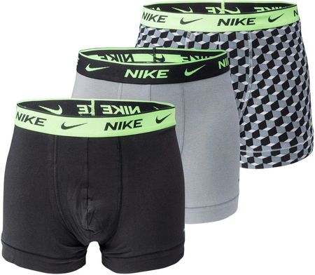 Męskie Bokserki Nike Trunk 3Pk 000PKE1008BAU – Czarny