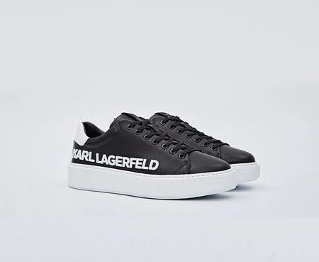 Męskie Sneakersy Karl Lagerfeld Maxi Kup Karl Injekt Logo LO Kl52225-001 – Czarny