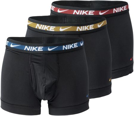 Męskie Bokserki Nike Trunk 3Pk 0000KE1152859 – Czarny