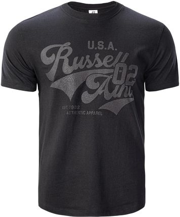 Męska Koszulka z krótkim rękawem Russell Athletic A3-700-1 M000218345 – Czarny