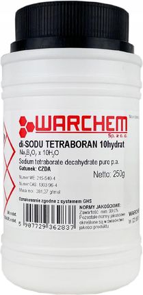 Warchem Tetraboran Sodu 10Hydrat (Boraks) Czda 250G