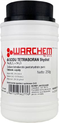 Warchem Tetraboran Sodu 5Hydrat (Boraks) Czysty 250G