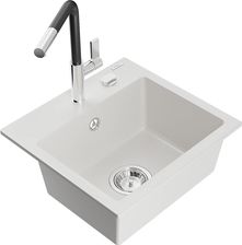 Mexen Milo + Bateria Flora Biały 6505-20-670401-07