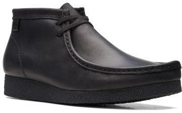 Buty Clarks Shacre Boot kolor black leather 26159440 Wyprzedaż