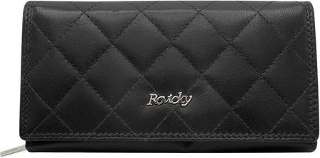 Skórzany portfel damski z systemem RFID Protect — Rovicky