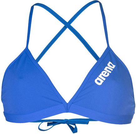 Damska Góra stroju kąpielowego Arena Women'S Team Swim Top Tie Back Solid 004768/720 – Granatowy
