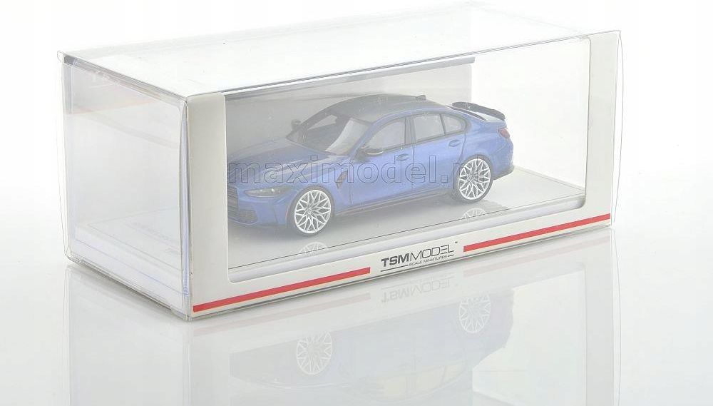 1/43 BMW M3 コンペティション G80 Bmw M3 Competition G80 Blue 2021 1/43 Truescale - Ceny i