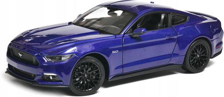 Welly Ford Mustang Gt 2015 Model 1:24 Granatowy