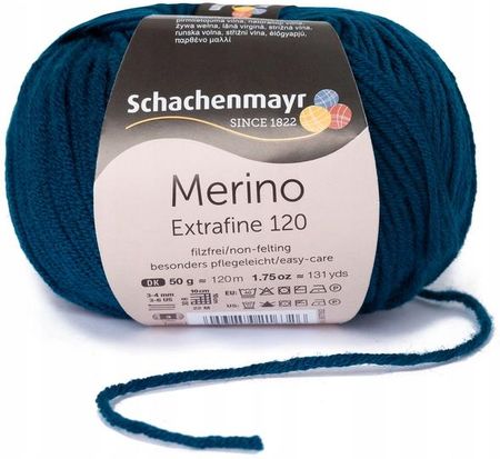 Schachenmayr Merino Extrafine 120 00164 Morski Niebieski