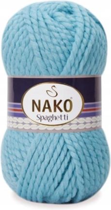 Nako Włóczka Spaghetti 6199 Błękitna Niebieski