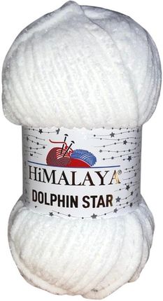 Himalaya Włóczka Dolphin Star Połysk Baby 92101 01 Biel