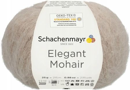Schachenmayr Włóczka Elegant Mohair (00005) Brązowy