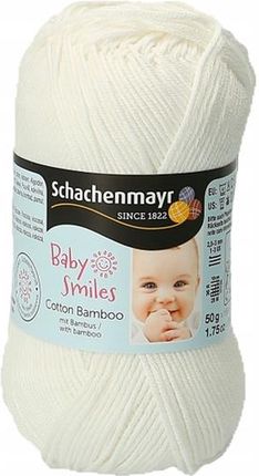 Schachenmayr B Smiles Cotton Bamboo 01002 Ecru Wielokolorowy