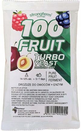 Drożdże Gorzelnicze Strongferm 100 Fruit Turbo
