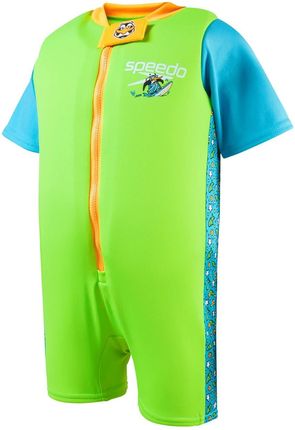 Dziecięcy Strój kąpielowy Speedo Printed Float Suit IU 8-1225814682 – Zielony