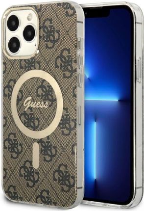 Guess Guhmp13Xh4Stw Iphone 13 Pro Max 6.7" Brązowy/Brown Hardcase 4G Magsafe