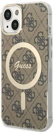 Guess Guhmp14Mh4Stw Iphone 14 Plus 6.7" Brązowy/Brown Hardcase 4G Magsafe