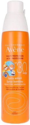 Avene Solaire Spray For Kids Przeciwsłoneczny Dla Dzieci Spf30 200Ml
