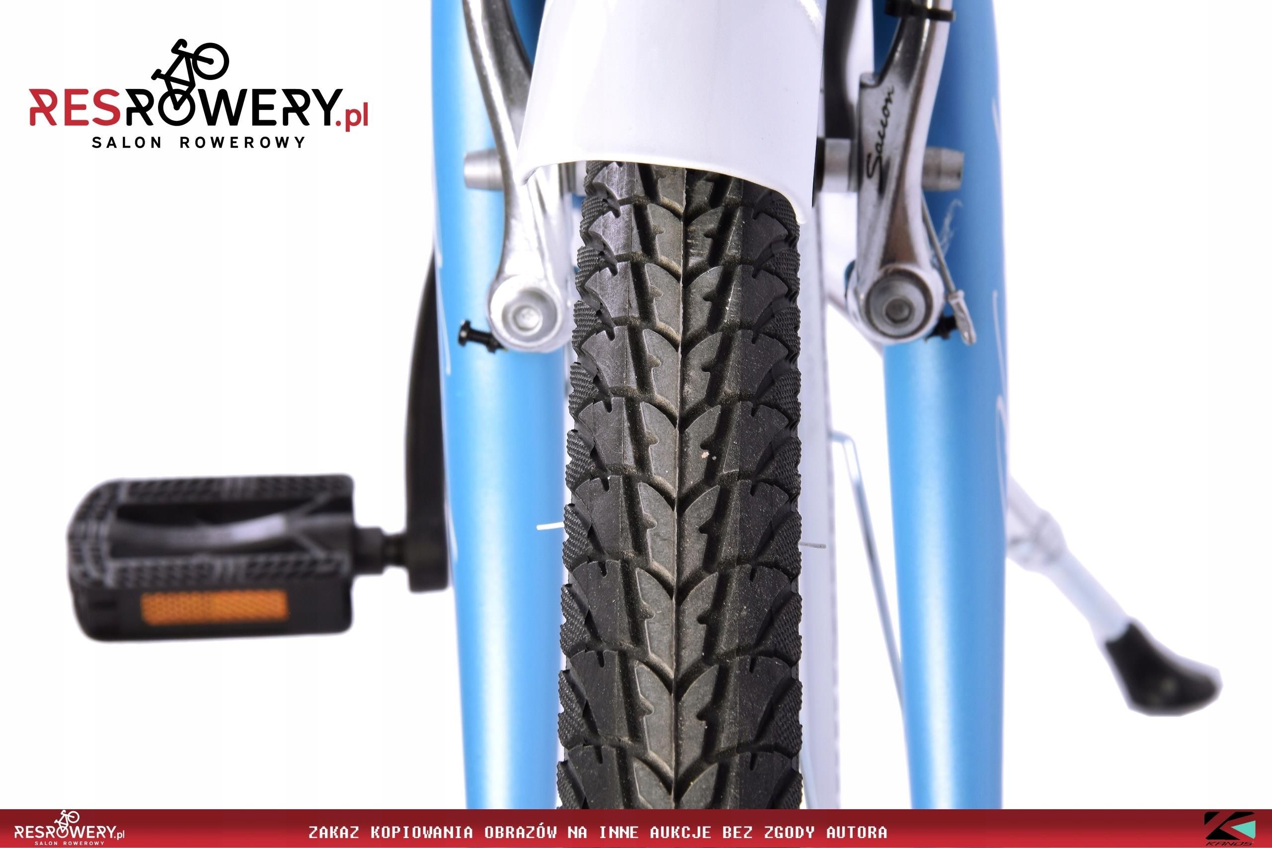 Kands junior Olivia Różowo Biały 24 2023 Rowery Miejskie Dziecięce