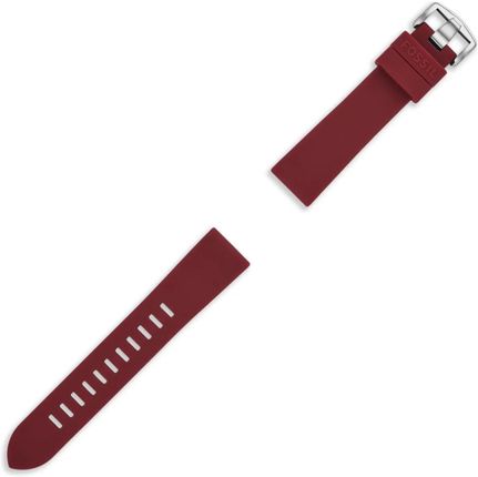 Fossil Bordowy pasek do zegarka / smartwatcha 20 mm S201111