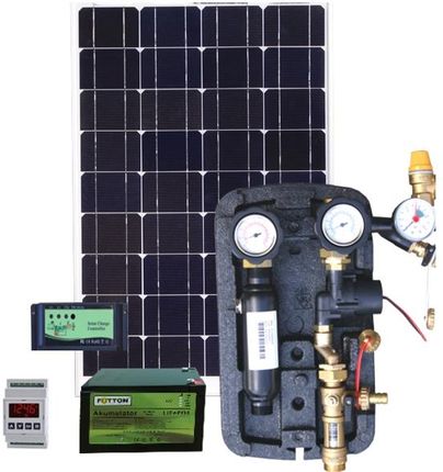 Autonomiczny zestaw zasilająco-sterujący FOTTON  POWER 3DC II do kolektorów słonecznych