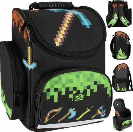 Starpak Tornister Plecak Szkolny Dla Chłopca Do 1 Klasy Minecraft