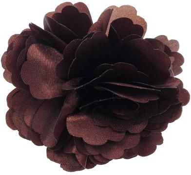 Nefryt Broszka róża kolor brązowy