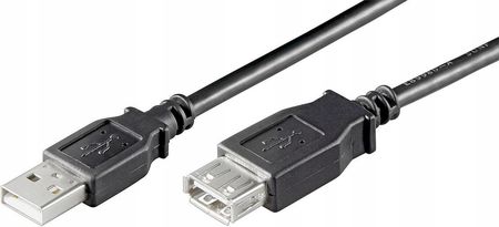 Microconnect Przedłużacz USB2.0 A-a 0,1m M-f (USBAAF01B)