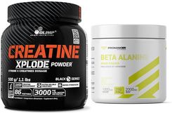 Olimp Sport Nutrition  Zestaw Olimp Creatine Xplode 500G Ananas + Promaker Beta Alanine 250G