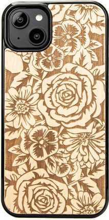 Bewood Drewniane Etui Iphone 14 Plus Róże Aniegre