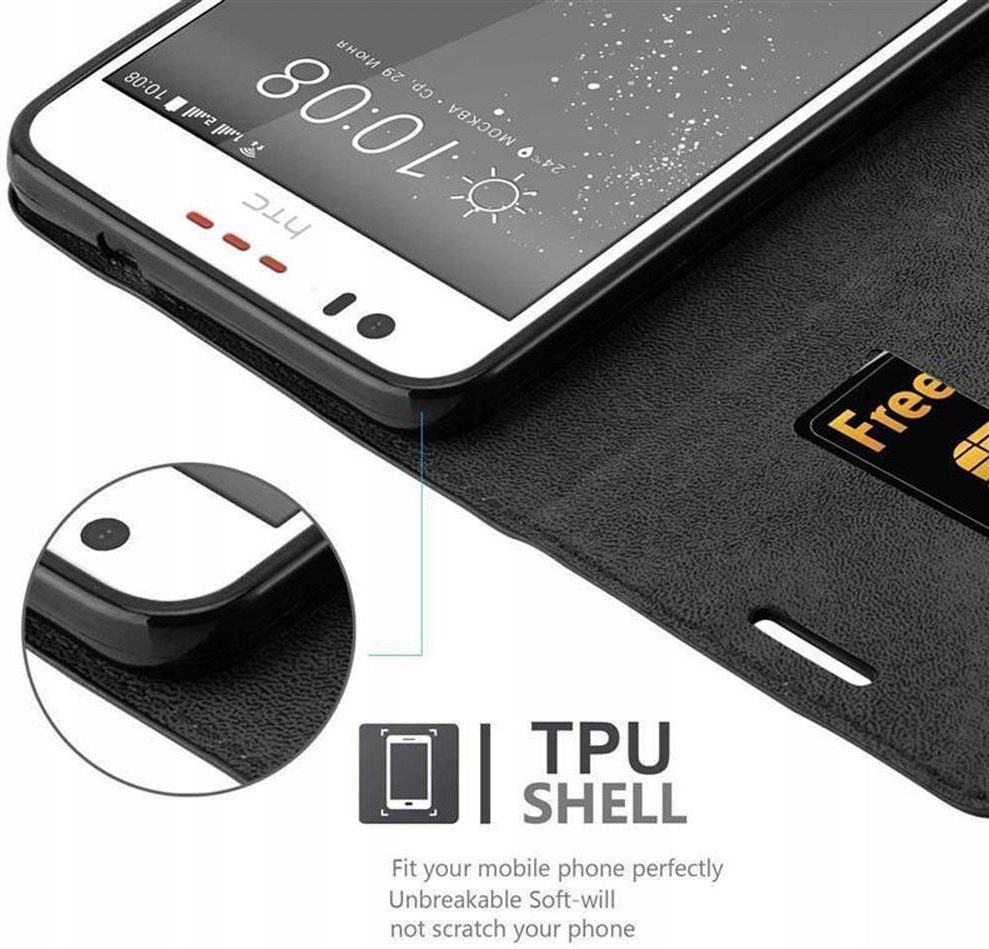 Cadorabo Custodia Libro Portafoglio Per HTC Desire 10 Lifestyle/825: Pelle Grafite Con Slot Carte - 2