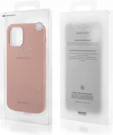 Mercury Etui Silicone Do Samsung S10E Różowo Piask