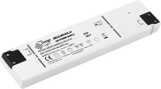 Design Light Płaski Zasilacz Flat Do Led 60W Bez Okablowania TRAF60WT02 ...