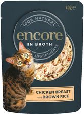 Encore Cat Karma Mokra W Saszetkach Kurczak Z Brązowym Ryżem 16x70g
